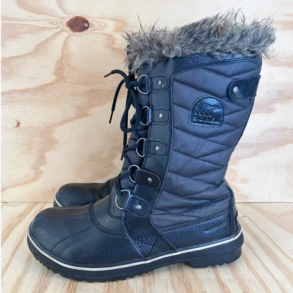 Sorel - Tofino II Waterproof - Winter Boots - Black - Women's - 10 - NL2332-010
